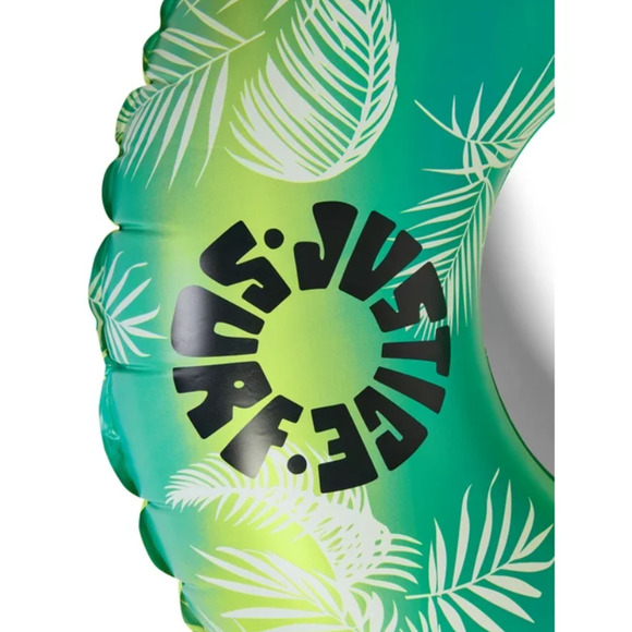 Justice Teal Ombre Palms Tube Pool Float 39" - Picture 4 of 6
